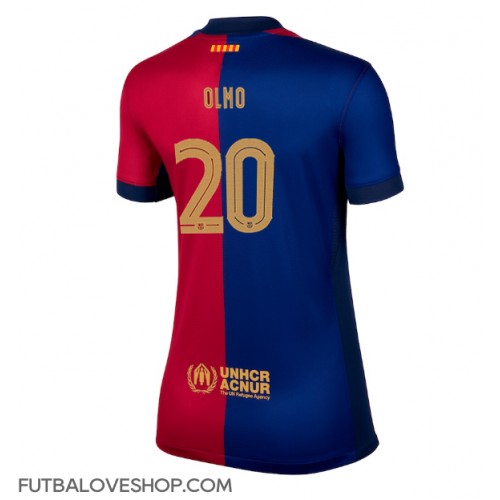 Dres Barcelona Dani Olmo #20 Domáci pre Ženy 2024-25 Krátky Rukáv